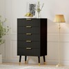 MilleLoom 5 Drawer Dresser for Bedroom, Modern Closet Dressers Chest
