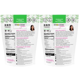 Wholesome Yum Allulose Sweetener - Natural Granulated Sugar Substitute - Keto, Non GMO, Zero Carb, Zero Calorie, Sugar Free, No Aftertaste Tummy Friendly - Granular Sugar Replacement (12 oz) 2 Pack