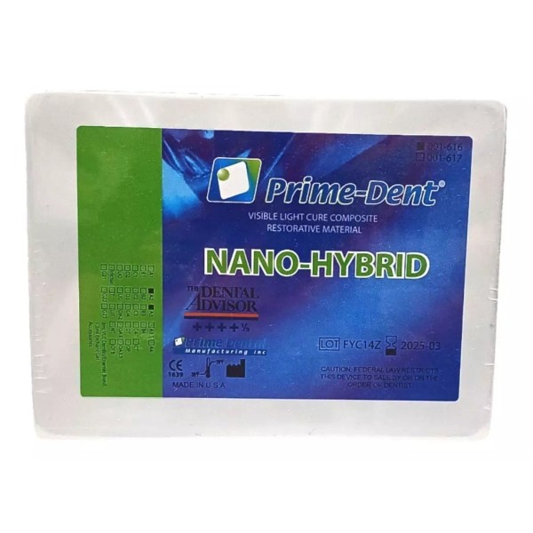 Prime Dent Kit De Resinas Nano - Híbrida Prime Dent Con 2 Jeringas