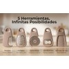 Juego de Utensilios de Cocina 5 en 1 para Casa,Camping,