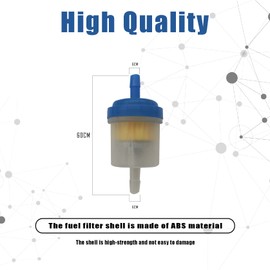 Gas Fuel Filter Hose Tube Line for 50cc-150cc Scooter ATV Motorcycle Parts Go karts Parts Tao Tao Dirt Bike Moped Pocket Bike XRS Buggy Carter Brothers (blue)