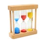 Honbay 1PCS 1-3-5 Minute Sand Hourglass Timer Wood Frame Mini
