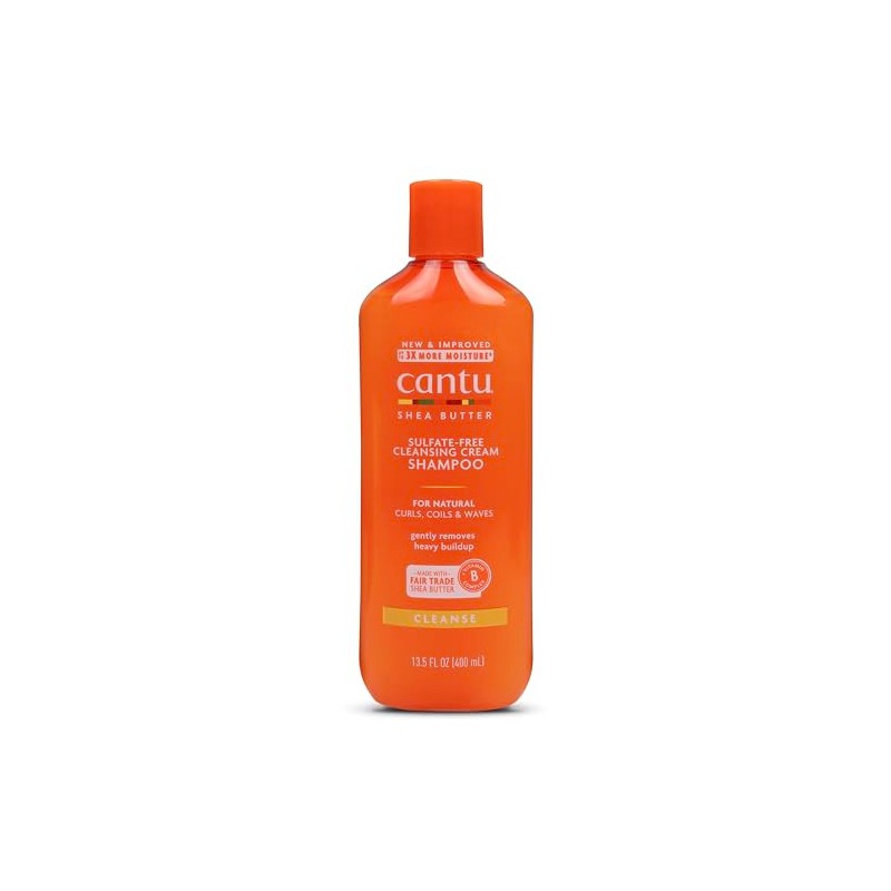 Cantu Champú de crema de limpieza sin sulfato, 13.5 oz