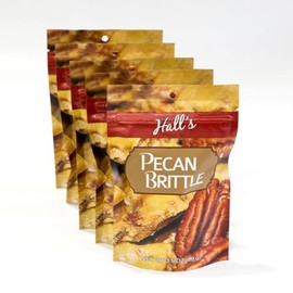 Hall's Pecan Brittle Snack Bags, 3.5 oz (5 count)
