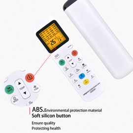 TCNOUMT Universal Air Conditioner Replacement Remote Control X9000 Compatible with Multiple Air Conditioners