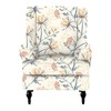 CRFATOP Wingback Chair Covers 2 Pieces Stretch Printed Wing Back