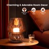 ULAROOM USB Plug-in Vintage Mushroom Lamp Small Bedside Table Lamp