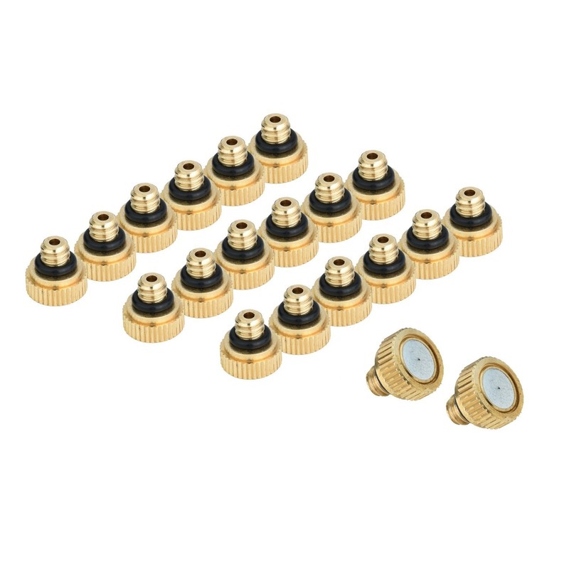 Brass Misting Nozzles for Garden Cooling System 0.012" (0.3 mm)