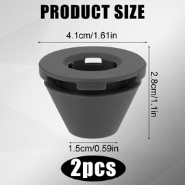 2pcs Coffee Maker Anti-leakage Spout, Silicone Coffee Filters Tip Coffee Machine Filters Nozzle Reusable Coffee Spout Splash Guard for Keurig K-Mini Coffee Machine Accessories
