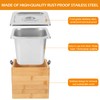 AQQHSAIN Compost Bin Kitchen with Lid Countertop Compost Bin Indoor