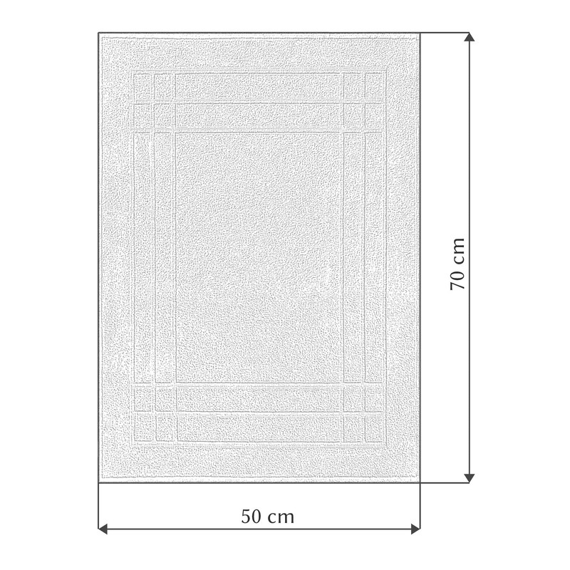 Lashuma Linz Bath Mat 50 x 70 cm Fluffy Washable