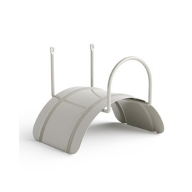 LIVLIG Hose Holder Wall, Garden Hose Suspension Made of Steel, Hose Holder for Garden Hoses, 1/2 Inch to 30 m, Colour: Greige
