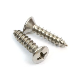 Bolt Dropper 8 x 3/4" Stainless Steel (100 Pack) Oval Head Wood Screws 18-8 (304) Corrosion Resistant Commercial Grade Oval Head Choose Size & Type
