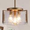 AKLMXCG Gold Chandelier Light Fixture, Modern Farmhouse Chandeliers for Dining