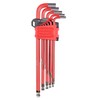 Sealey Anti-Slip XL Metric Ball-End Hex Key Set (11 Pieces)