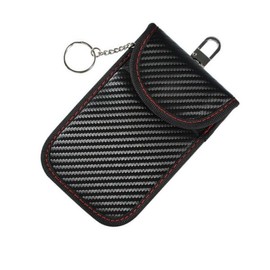 PAVIKE Radio Wave Blocking Pouch, Smart Key Case, RFID Blocking, Relay Attack Prevention, Auto Theft Prevention, Out-of-Range Pouch, Harris Tweed, Car Security, Anti-Theft, Anti-Skimming Prevention,