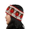 Pachamama Women Wool Ear Warmer Headband Fleece Lined Handknitted Robin
