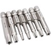 Bestgle 14 Pcs Torx Star 5 Point Screwdriver Bits T10-T40