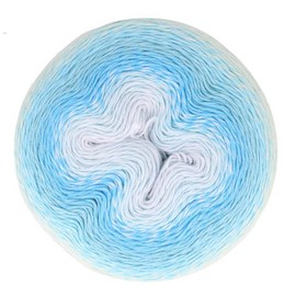 Scheepjes Whirl 1x1000m Yarn - 790 Blue Heaven Bliss - Luxurious Cotton-Acrylic Blend for Knitting and Crocheting