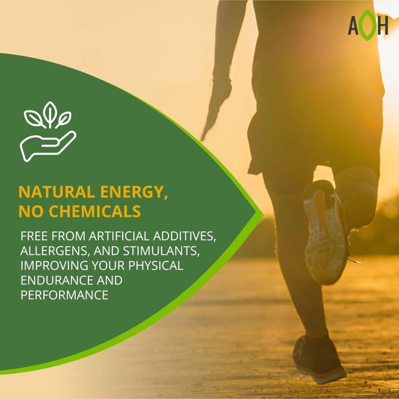 ADAPTOHEAL Energy Supplement Caffeine Free - Adaptogen Blend with Ashwagandha,