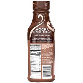Community Coffee Mocha White Chocolate Iced Latte Ready To Drink 13.7 Ounce Bottle(Pack of 1)