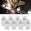 8Pcs Auto Body Panel Clamp Silver Aluminum Alloy Butt Welding