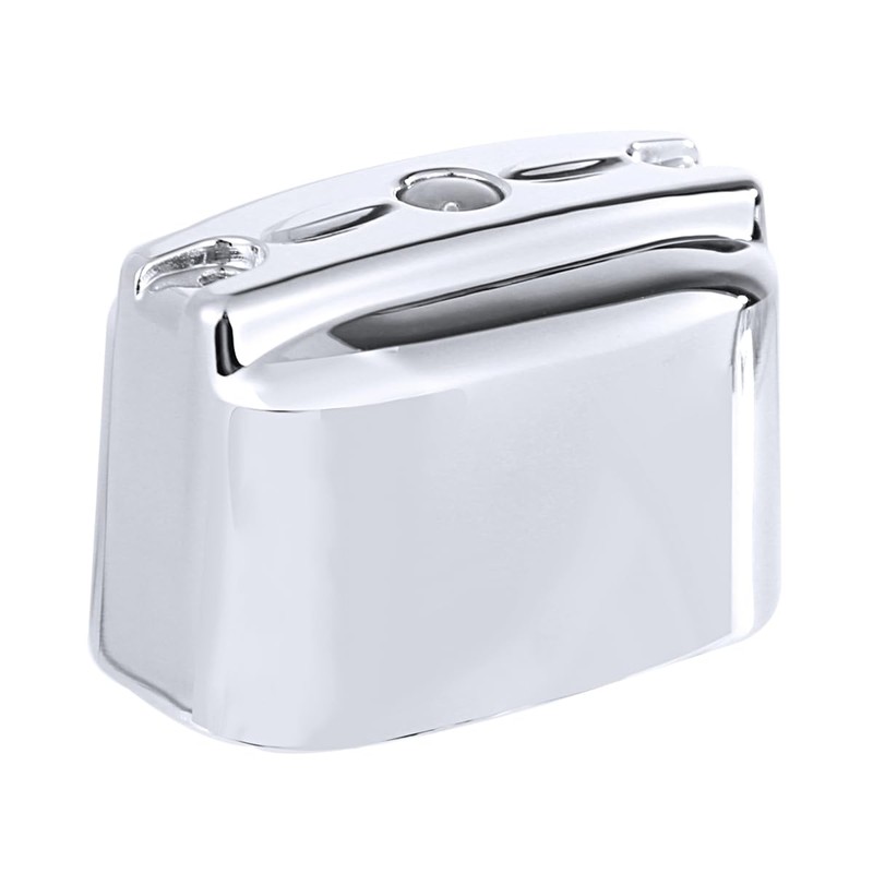 Chrome Aluminum Rear Brake Master Cylinder Cover For Harley 2000-2017