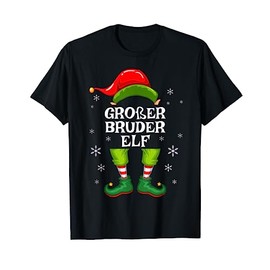 Big Brother Elf Shirt Family Christmas Gift Outfit T-Shirt