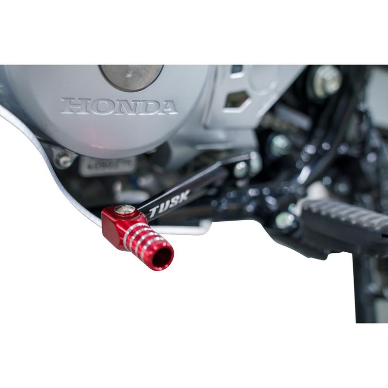 TUSK Folding Shift Lever Black/Red Tip for Honda XR100R 1985-2003