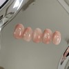 [Handmade Nail Tips] Peach Nail Tips - Coffin Egg /