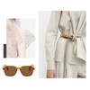 Long Keeper Large Sunglasses Rectangle Retro 90s Square Sunglasses Uv400