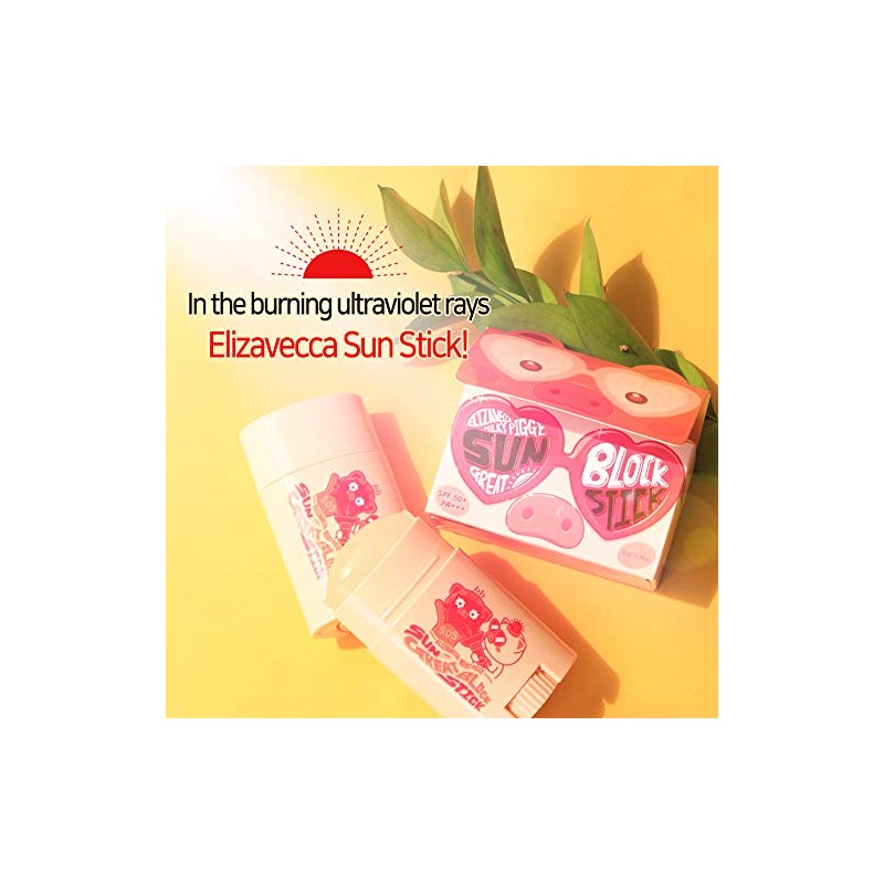 ELIZAVECCA MILKY PIGGY SUN GREAT BLOCK STICK - Protector solar