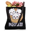 Meowzi Dumpling Cat Cute Dim Sum Kawaii Cats Baozi Tote