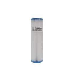 IPW Industries Inc. 10" x 2.5" Pleated Cartridge 10 Micron 6 Sq. Ft Polypropylene Filter