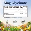 Vitalitown Magnesium Glycinate | Chelated, Non Buffered 300mg Elemental Magnesium