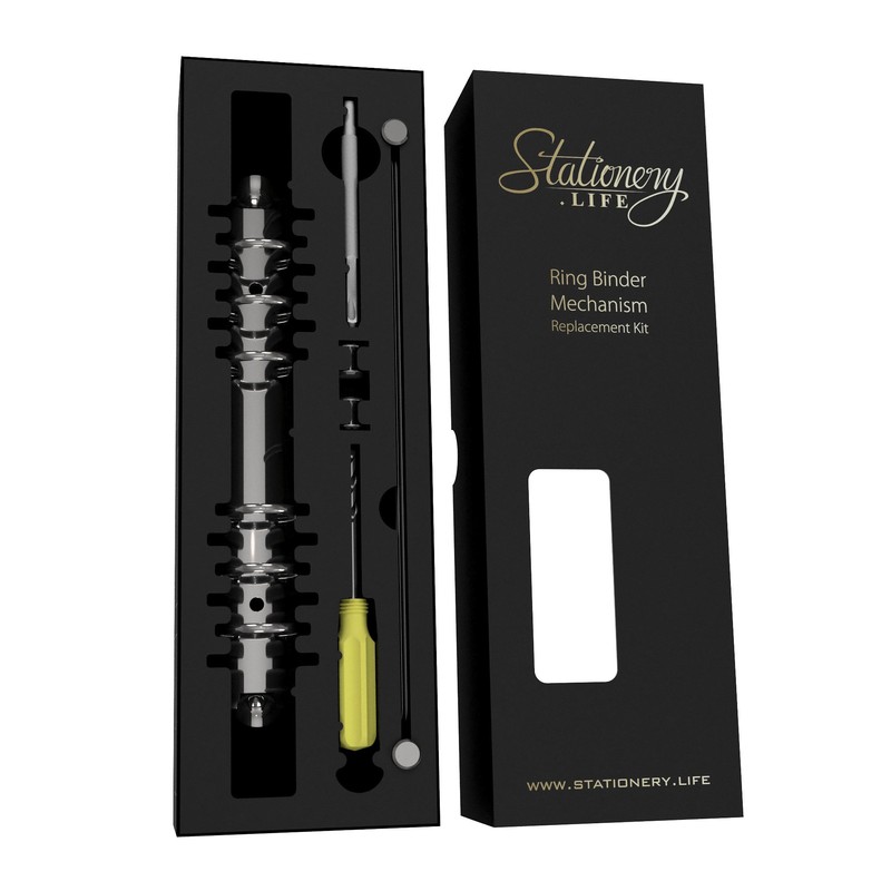 Stationery.Life Ring Binder Mechanism Replacement Kit for Personal Organizers Planners