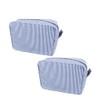 2 Pieces Makeup Bag for Women, Cute Cosmetic Bag for