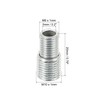 PATIKIL M10 to M8 Reducing Screw, 5 Pack 20mm Long