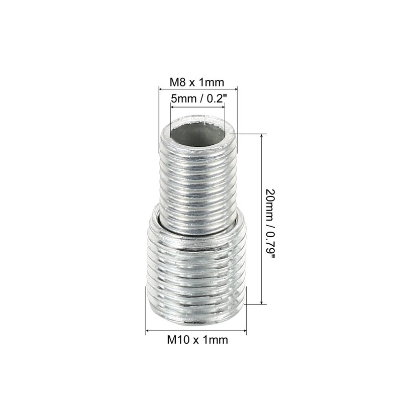 PATIKIL M10 to M8 Reducing Screw, 5 Pack 20mm Long