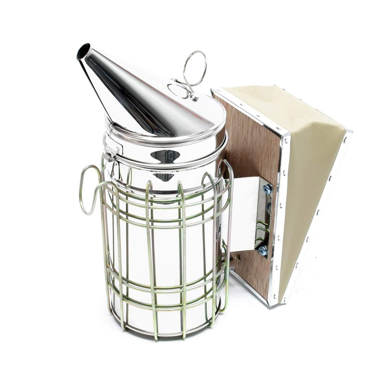 Smoke Blower Bee Smoker Smoke Can Beekeeper Pipe Beekeeping Galvanised