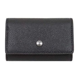 Coach F73992 Accessories (Key Case), Black, Cross Grain Leather, 5 Layers, Key Case, Men's, Women's, Outlet Product, Brand, Parallel Imported, Black