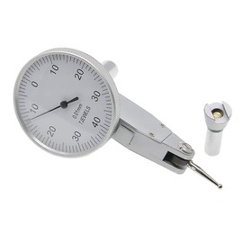 AMTAST Measuring Display, Mechanical Dial Gauge Graduation, 0.002 mm, Probe Display, Dial Test Indicator (Silver)