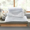 Pikolin Home – Cushioned Mattress Protector, Waterproof and Breathable, white,