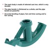 Wire Pipe Bender, 3/4 Inch 21mm 90-180° Bending Tools Cast