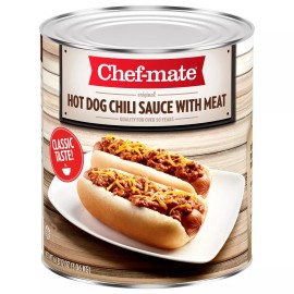 CHEF MATE 2 Pack - Chef-mate Hot Dog Chili Sauce With Beef 108 oz.