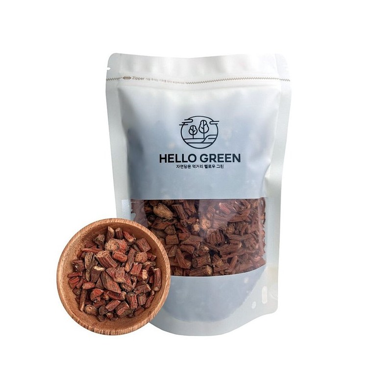 한방재료 한차 헬로우그린 수입 단삼 250g 팩 원물 Herbal Ingredients