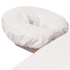 ForPro Professional Collection Premium Flannel, White, 100% Cotton Face Rest