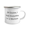 Inspire Mechanic Gifts, Of Course, I Know Everything. I'm a
