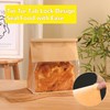 Heavy Duty Large Kraft Paper Bread Bags with Tin Tie