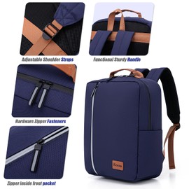 Eeeza Backpack Durable Lightweight Travel Backpack Featuring Spacious Main Laptop Compartment, Functionality for Travel, Daily Use